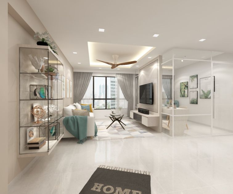 Completed Inspire ID open-plan home